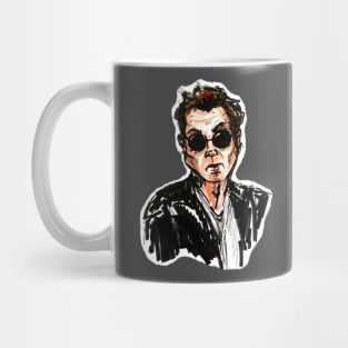 man in round sunglasses Mug